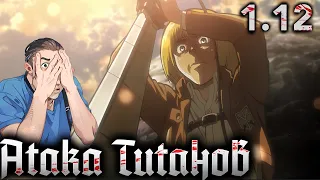 Injury // Attack on Titan Season 1 Episode 12 // REACTION and REVIEW