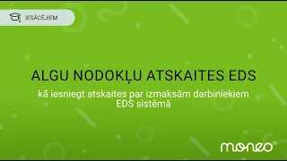 EDS atskaites par algu nodokļiem