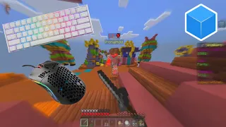 Keyboard + Mouse Sounds v4 | (PS5) Minecraft CubeCraft SkyWars