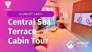 Ultimate Cabin Tour of Virgin Voyages Scarlet Lady: Explore Central Sea Terrace Cabin 10114Z!