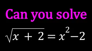 Let's Solve A Radical Equation
