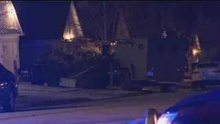 Police continue to investigate double shooting, armored vehicle spotted nearby