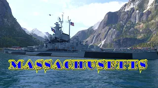 Meet The Massachusetts! Tier 7 American Battleship (World of Warships Legends Xbox One X) 4k