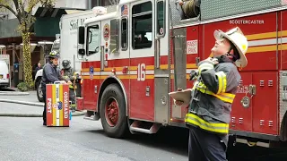 Living Room fire in Upper East Side Manhattan