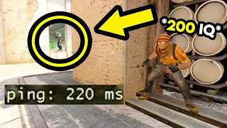 200 PING = 200 IQ! - CS:GO BEST ODDSHOTS #561