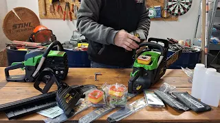 DOUBLE PACKING CHAINSAWS Pro-Craft GS-52P