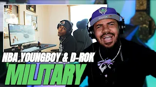 YB PLAYING GTA & RAPPING AT THE SAME TIME!! NBA Youngboy & D-ROK - Military REACTION