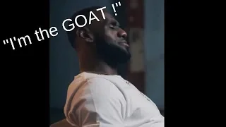 Lebron James Says He's The Greatest Player Of All Time!!!