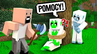 ODKRYLIŚMY MIEJSCE W KTÓRYM TATA HEJTERA WIĘZIŁ TATE YETI w Minecraft! (straszne)