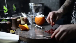 Вкусный и дымный кальян на апельсине от мастера !