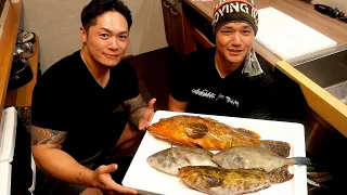 Cooking Fresh Japanese Fish and Having a Feast with Masanari Iida [BREAKING DOWN]