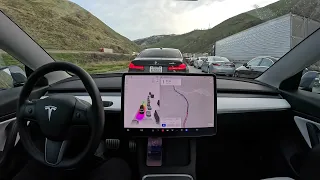 San Francisco to Los Angeles on Tesla Full Self-Driving Beta 10.69.25.2