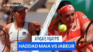 Maia Makes Mighty Comeback To Beat Jabeur & Reach Roland-Garros Semi-Final! | Eurosport Tennis