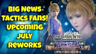 BIG NEWS FOR TACTICS FANS!! Upcoming July Reworks & Ope Ope BURST Translations! [DFFOO JP]