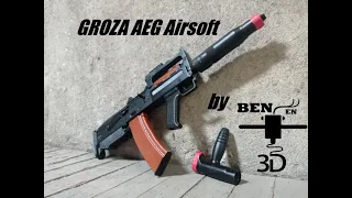 GROZA AEG 3D Printed Airsoft Replica / Airsoft 🇫🇷 / BENen3D