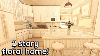 Decorating My Floral Bloxburg House! Interior Part 2