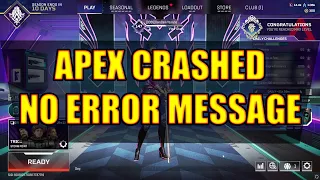 Apex Legends Crashed without Error Message? (FIXED!) - for SteamOriginEA App || 2023