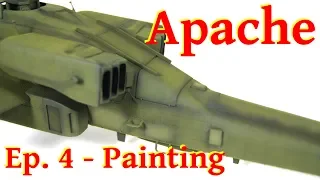 Model Apache Longbow AH-64D - 1/48 Italeri - Painting