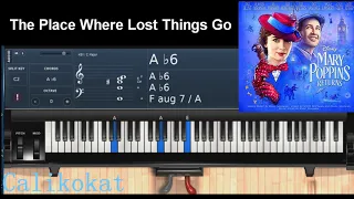 The Place Where Lost Things Go - Mary Poppins Returns - Piano