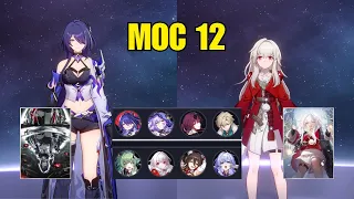 New Memory of Chaos 12 | E0 Acheron Double DoT & E0 Clara Hypercarry | Honkai Star Rail 2.2