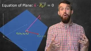 Equations of Planes: Vector & Component Forms | Multivariable Calculus