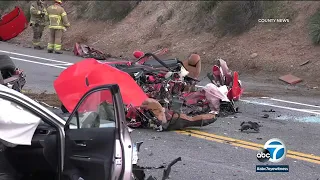 1 killed in 3-vehicle crash involving Ferrari in Orange County