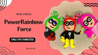 PowerRainbowForce split transformation  #powerrainbowforce #rainbowforce