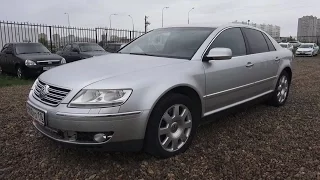 2003 Volkswagen Phaeton W12. Start Up, Engine, and In Depth Tour.