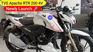 All New 2023 😱 TVS Apache RTR 200 4V OBD-2 Details Review | On Road Price New Update Features