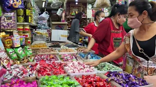 Yaowarat Market Bangkok Chinatown During Chinese New Year 2022