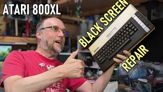 Atari 800XL repair: Black screen at power up