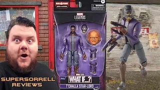 Marvel Legends Series T-Challa Star Lord What If The Watcher BAF Wave Action Figure Review