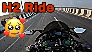 Aakhir Apni New Superbike Ninja H2 Pr Ride Kar Hi Li 😍#rajadc #biker #rider