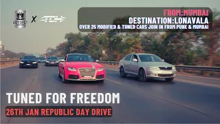 Amazing Republic Day Drive | Sports Cars & Tuned Cars | AutoFly X The Drivers Hub