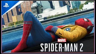 Spiderman HOMECOMING Suit gameplay - Spiderman 2 PS5