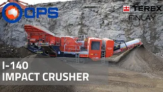 Terex Finlay i-140 Impact Crusher | OPS Screening & Crushing