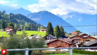 Driving in Switzerland 🇨🇭Gstaad is favorite village of the rich and famous / Swiss Trip