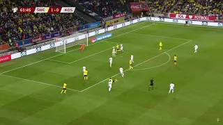 Isaks snygga mål mot kosovo