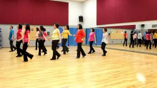 Big Blue Tree - Line Dance (Dance & Teach in English & 中文)