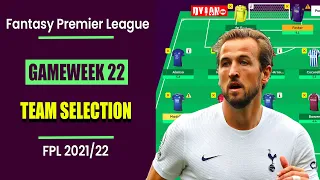 FPL Double Gameweek 22: Updated Team Selection | Fantasy Premier League Tips 2021/22