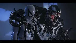 Peter y Miles pelean contra Venom/marvel´s spider man 2