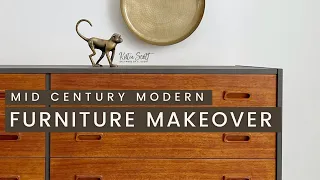 MID CENTURY MODERN FURNITURE MAKEOVER