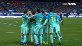 Barcelona vs Athletic Bilbao fantastic goals messi  4 2 2017