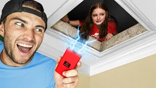 Hide N Seek TASER in NEW Funk Bros House!