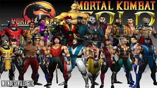 Mortal Kombat 4 Gold [1997-1999]  ИгроФильм Все концовки All Cutscenes Русская озвучка