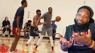 I DESPISE Kevin Durant BUT I LOVE his game...here’s why lol | Kevin Durant GOES CRAZY @ NBA Open Gym