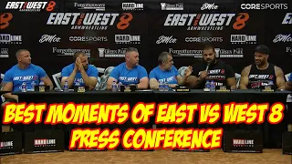 Some of the best moments from the East vs West 8 press conference