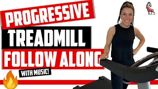 PROGRESSIVE FOLLOW ALONG RUN | Treadmill Workout with IBX Running!