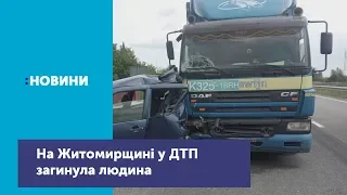 У ДТП поблизу села Березівка Житомирського району загинула людина