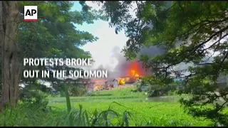 Protests continue in Solomon Islands (CR)